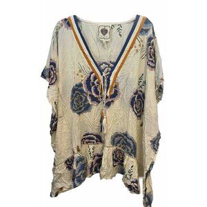Z & L Europe Floral Print Tunic Coverup One Size.              O